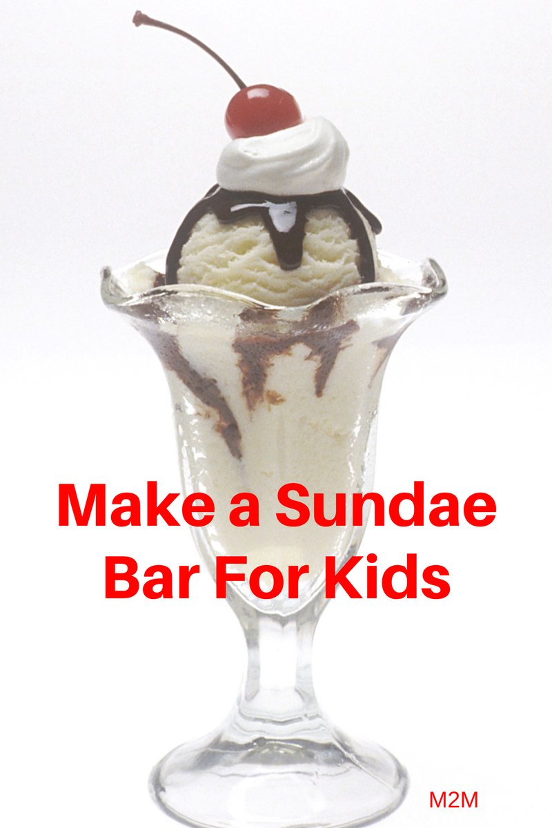 sundae bar for kids