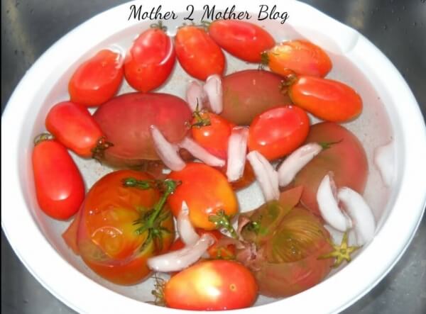 How to Ice Blanched Tomatoes