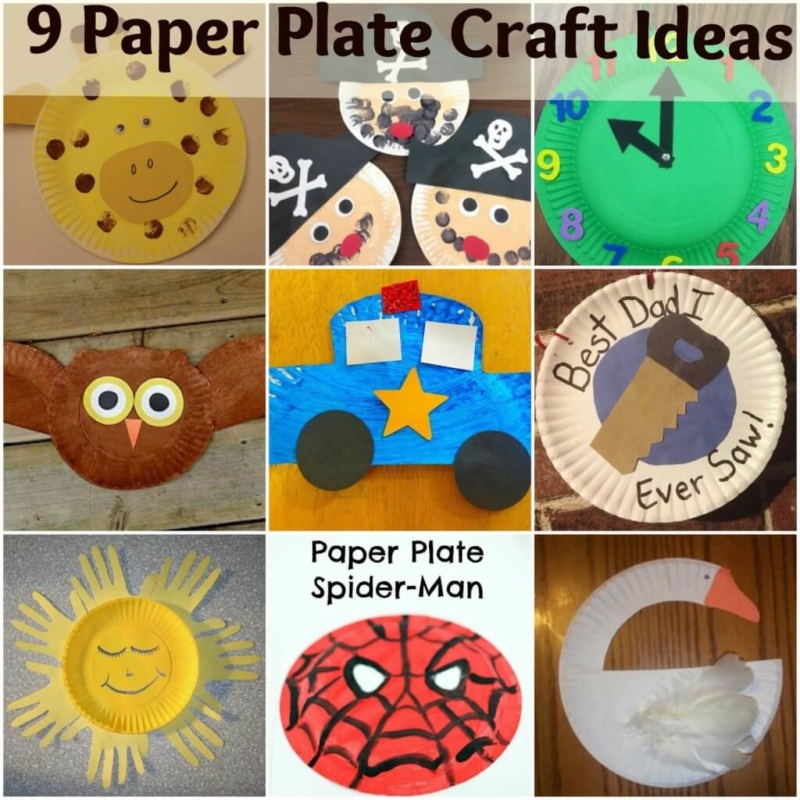 paper plate crafts 