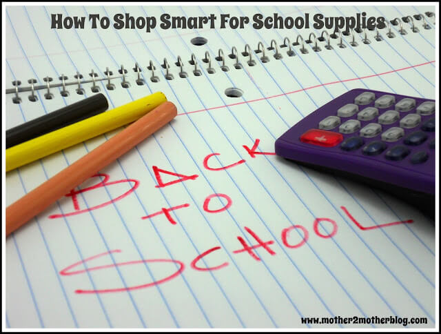 shopping for school supplies
