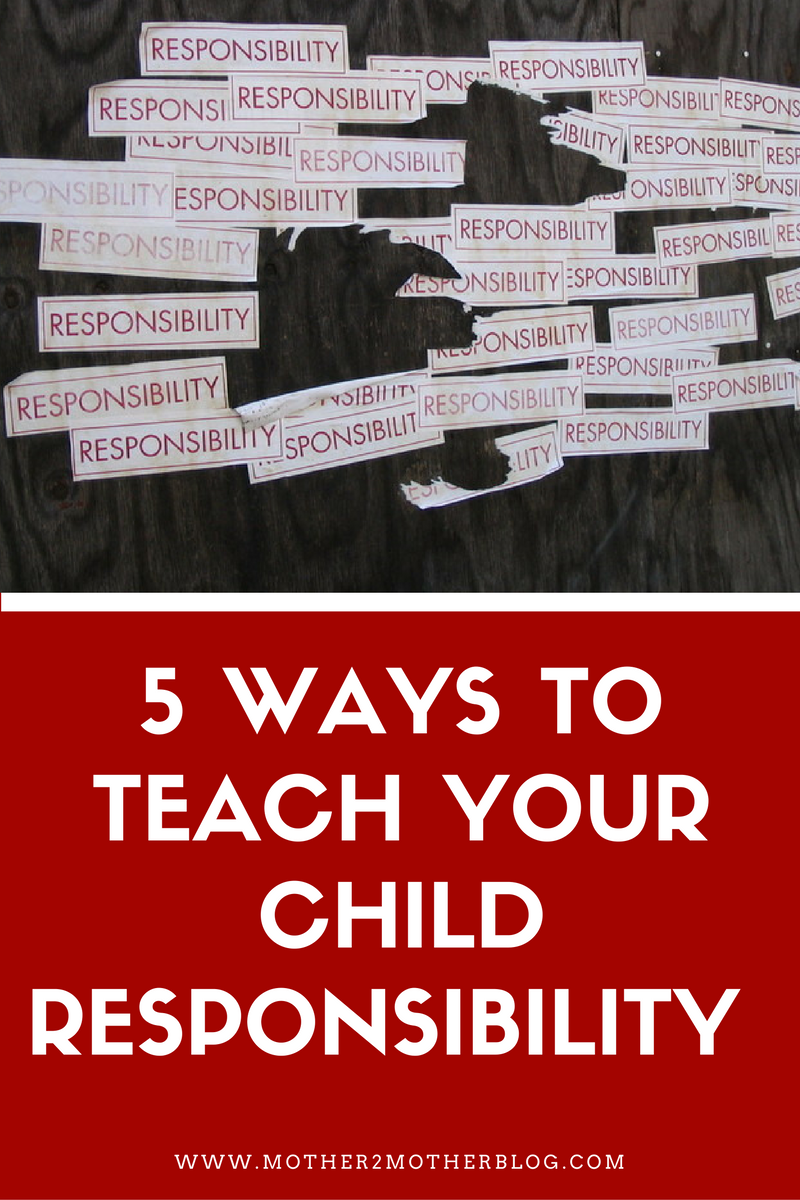 tips to teach children responsibility