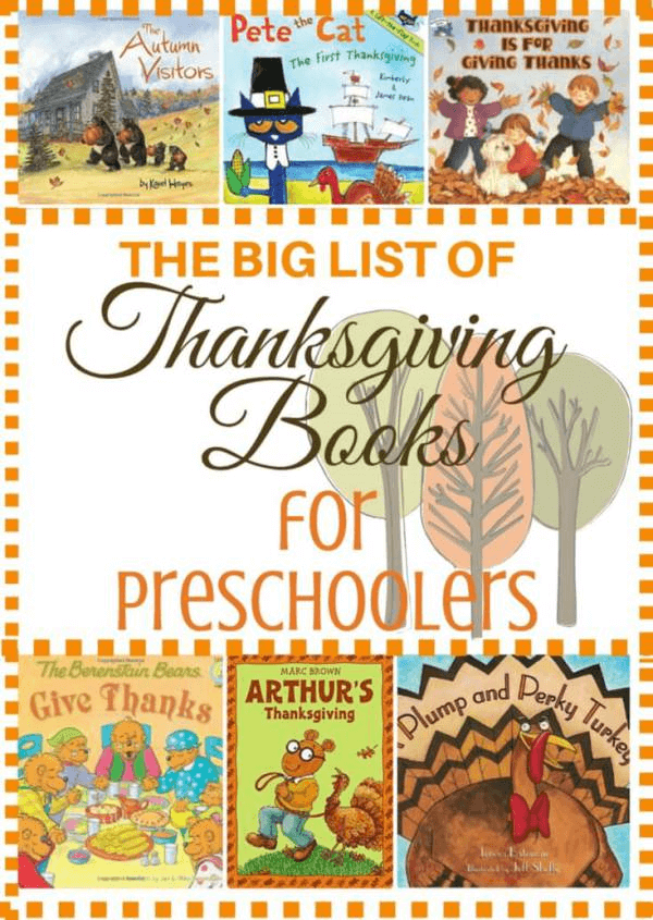 preschool books, Thanksgivin books