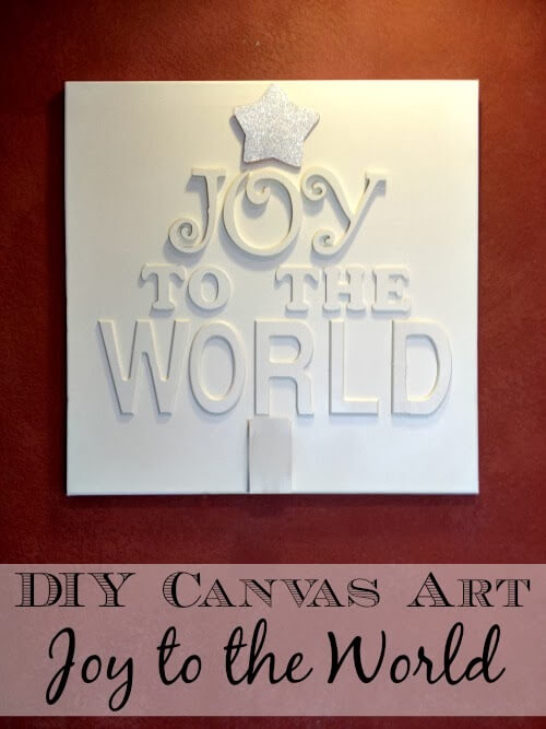 art canvass, Joy to the world, art