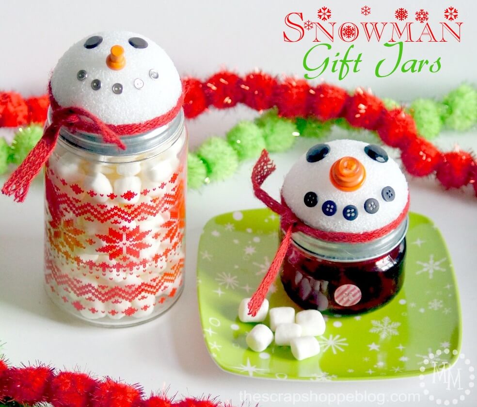 Christmas gift jar ideas, gift jars