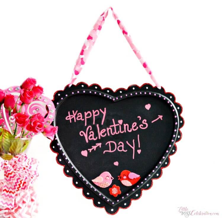Valentine's Day ideas, Valentine's Day gift ideas, chalkboard ideas
