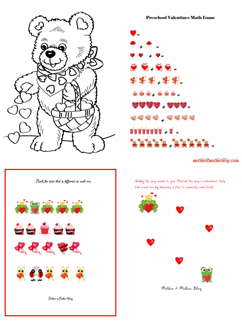 Preschool Valentines Activities