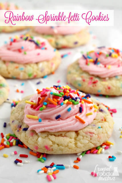 cookie recipes, rainbow cookie recipes, 