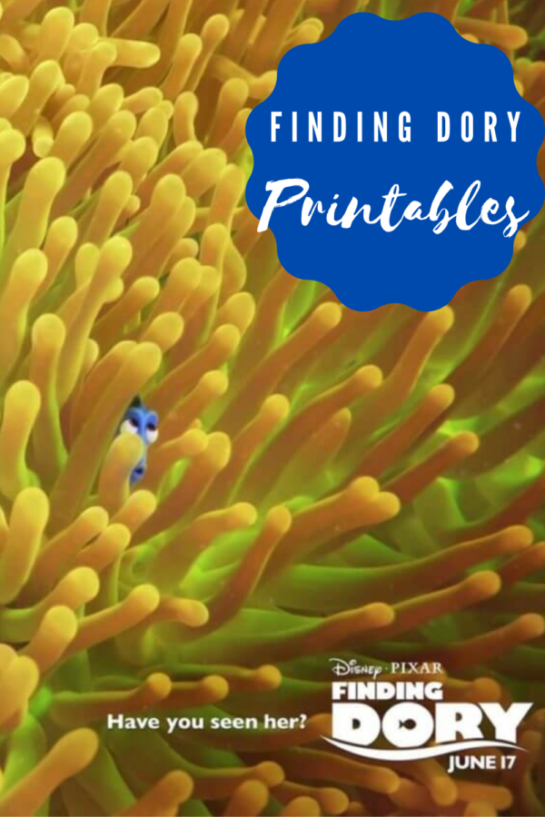finding Dory printables