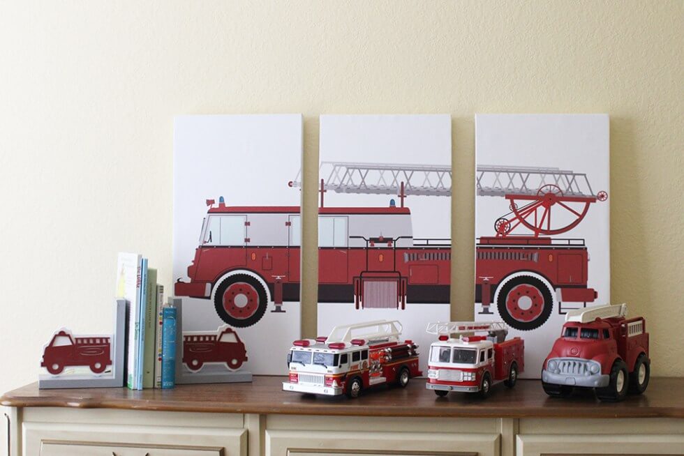 decorating ideas for kids, firetruck themed bedrooms
