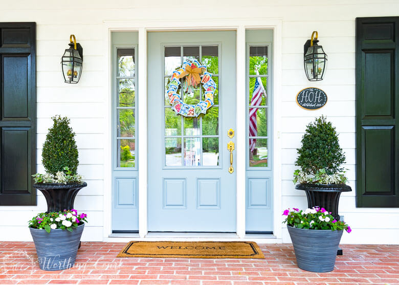 spring decorating ideas, front porch makeovers