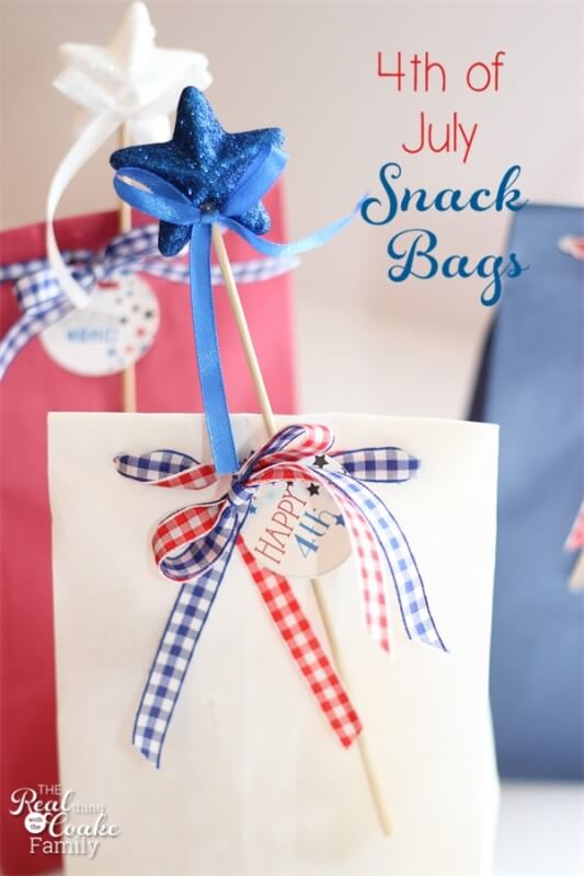 4th of July gift bags, Patrotic Gift Bags, 4th of July crafts, Patriotic Crafts
