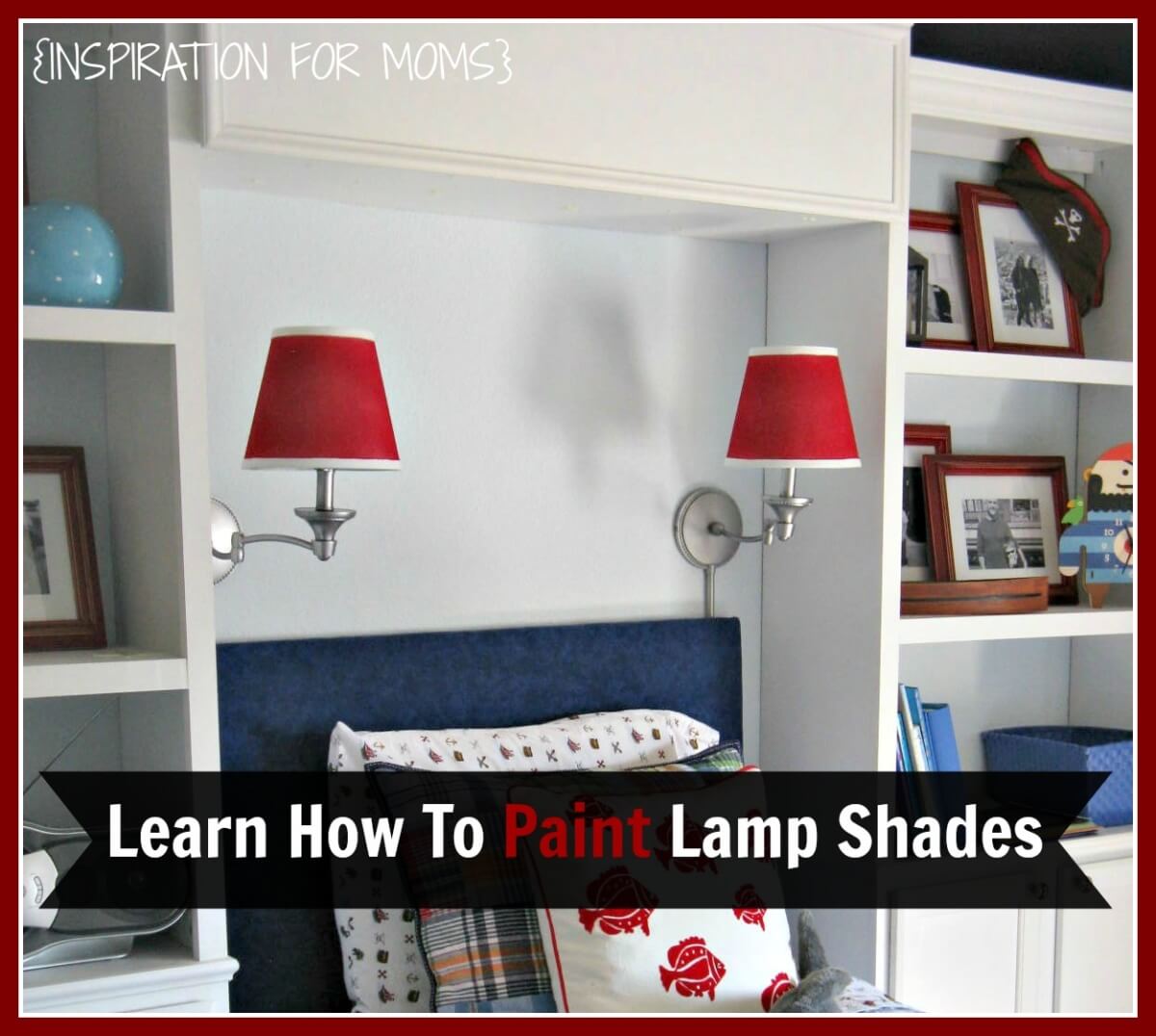DIY, Painted Lamp Shades