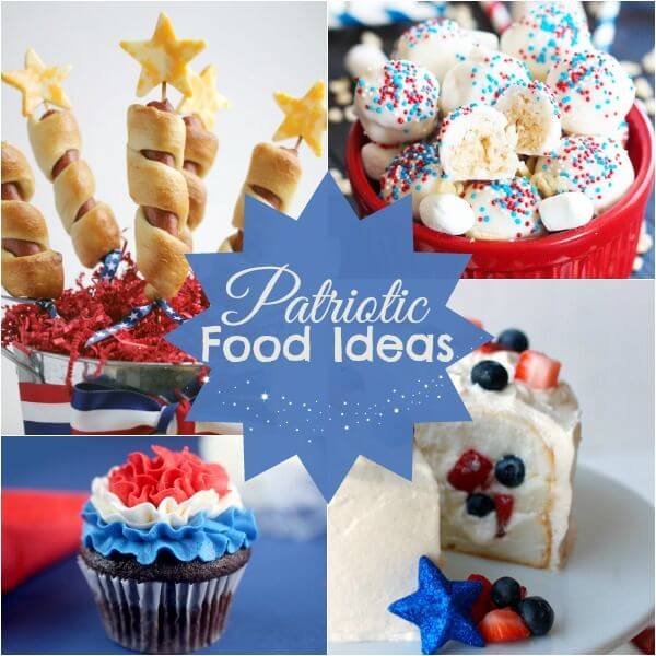 4th of July foods, patriotic food ideas