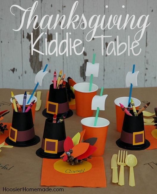 kids Thanksgiving Table ideas