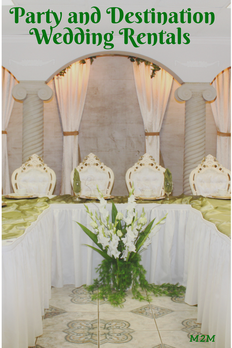 party and destiation weddings rentals