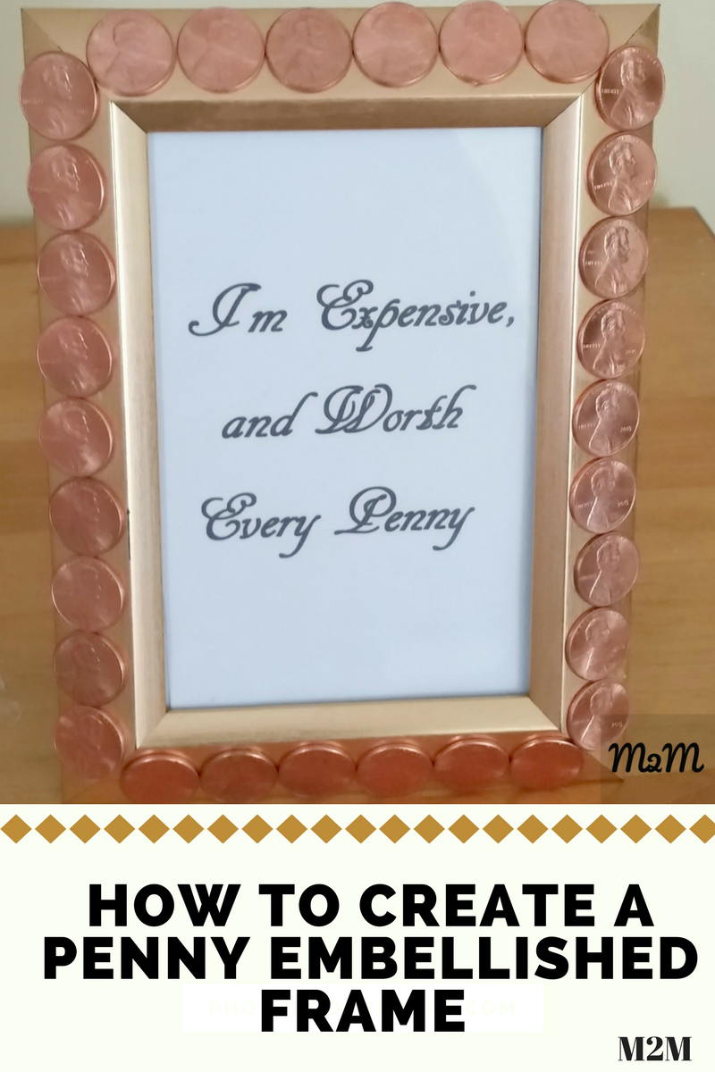 penny embellished frame