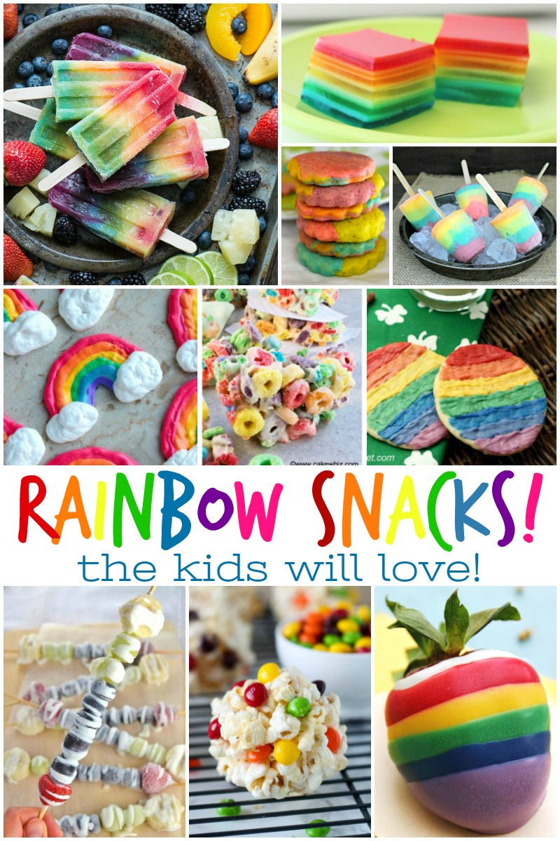 rainbow snacks for kids