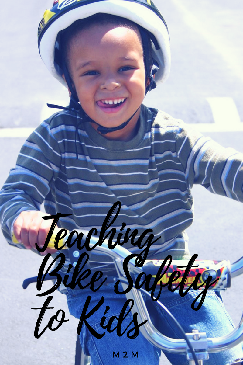 teaching bike safety to kids