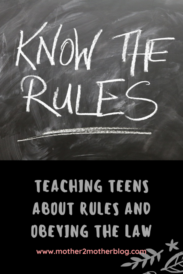 teaching teens about rules