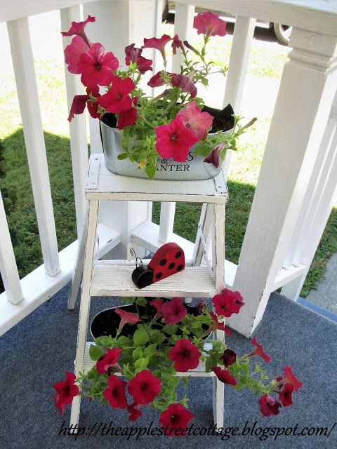 step ladder upcycle