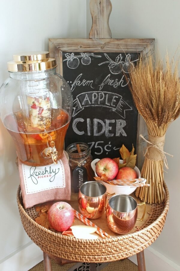 apple cider displays