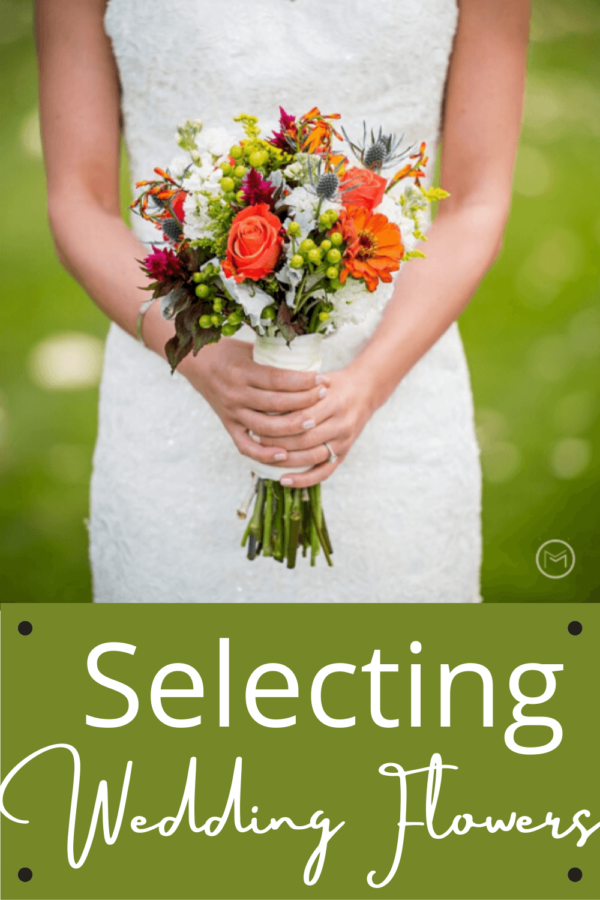 selecting wedding flowers