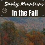 smoky mountains in the fall